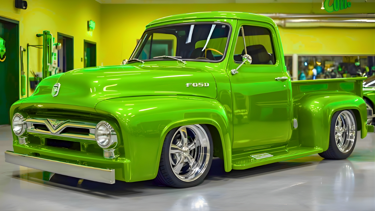 Ford F100 RestoMod 1956: Clásico Americano con Estilo Moderno y Potencia Personalizada
