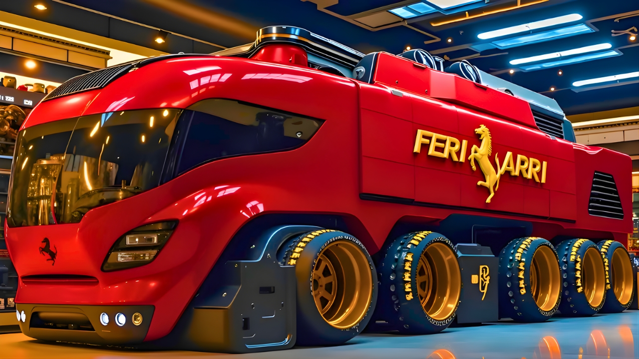 Ferrari Motorhome de Lujo: La nueva era del confort sobre ruedas con estilo italiano